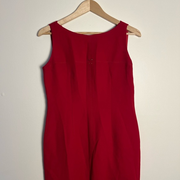 Maggy London Womens Maxi Slip Dress Red 10 Cocktail Festive Occasion Christmas - Picture 6 of 17